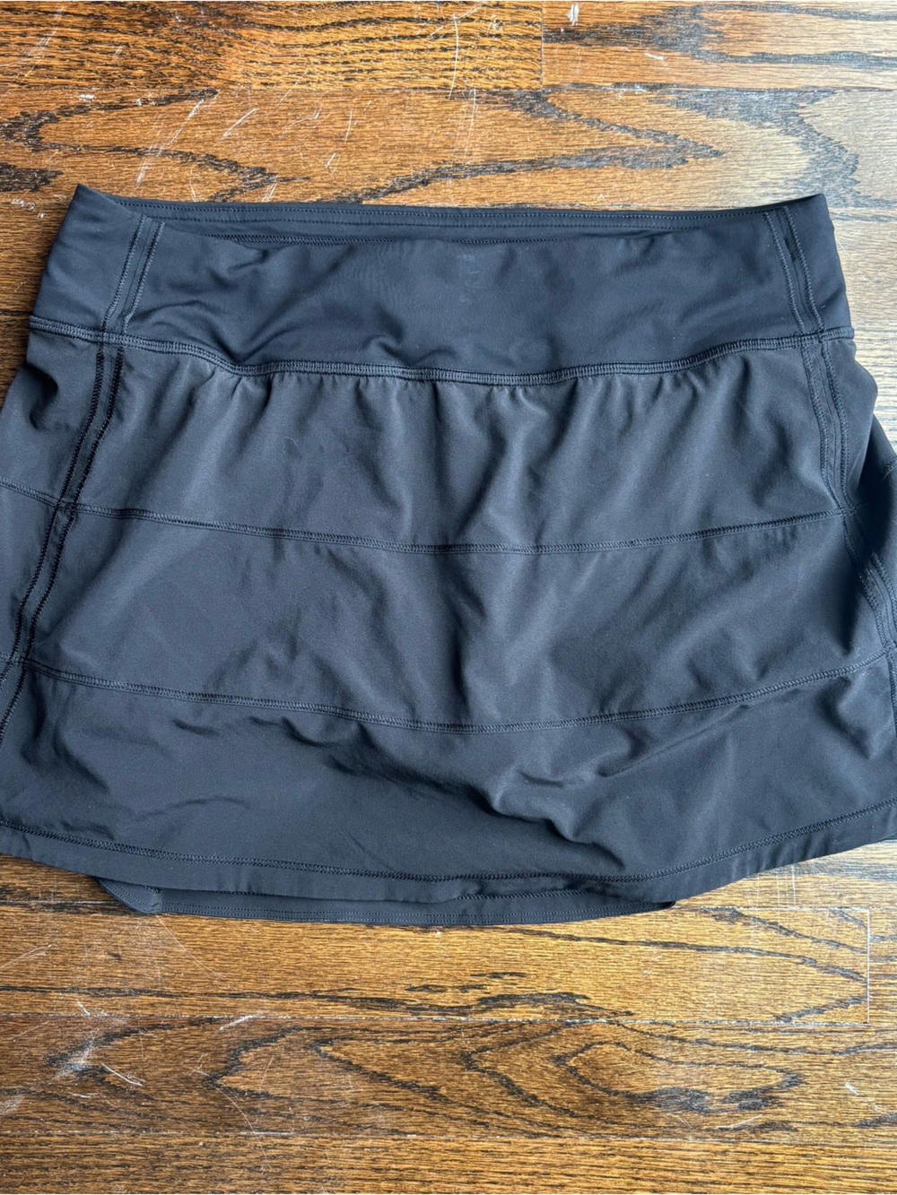 lululemon athletica Women’s Pace Rival Black Athletic Skirt golf skort sz 6
